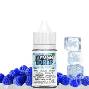 Lemon Drop Salt E-Liquid Blue Raspberry Ice 30ml
