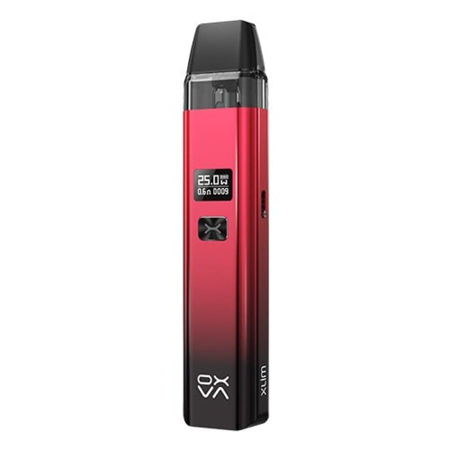 OXVA XLIM Pod Kit Shiny Black Red - Vanilla Vape