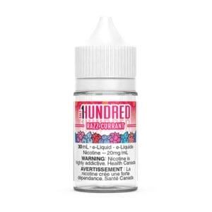 1Hundred Razz Currant 30ml Salt Nic 20mg Bold 50