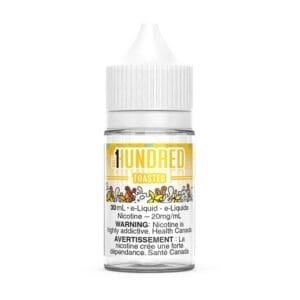 1Hundred Toasted 30ml Salt Nic 20mg Bold 50