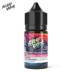 Allday Vapor 30ml Salt Nic Flavourless 20mg