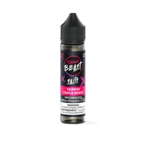 flavour beast salts 60ml trippin' triple berry