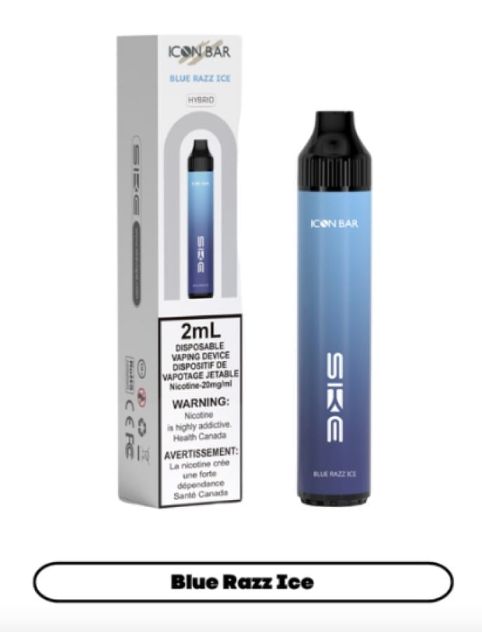 Icon Bar Hybrid Blue Razz Ice - Vanilla Vape