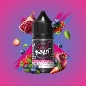 flavour beast salts 10mg trippin' triple berry